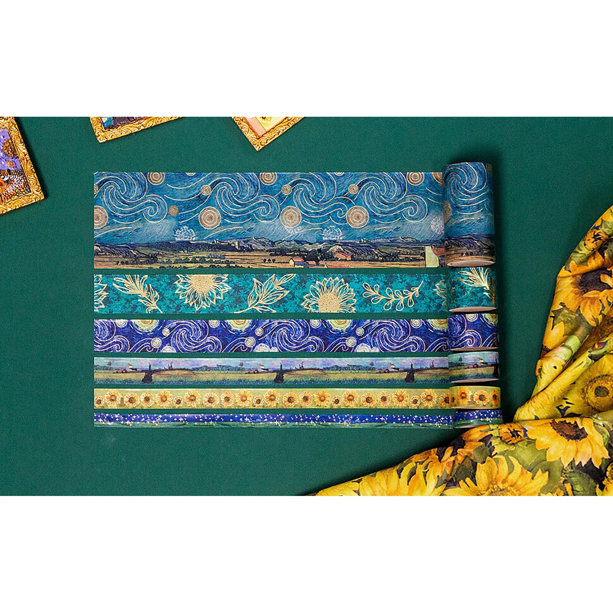 36 Roll Washi Tape Set - Van Gogh's World - Image 3