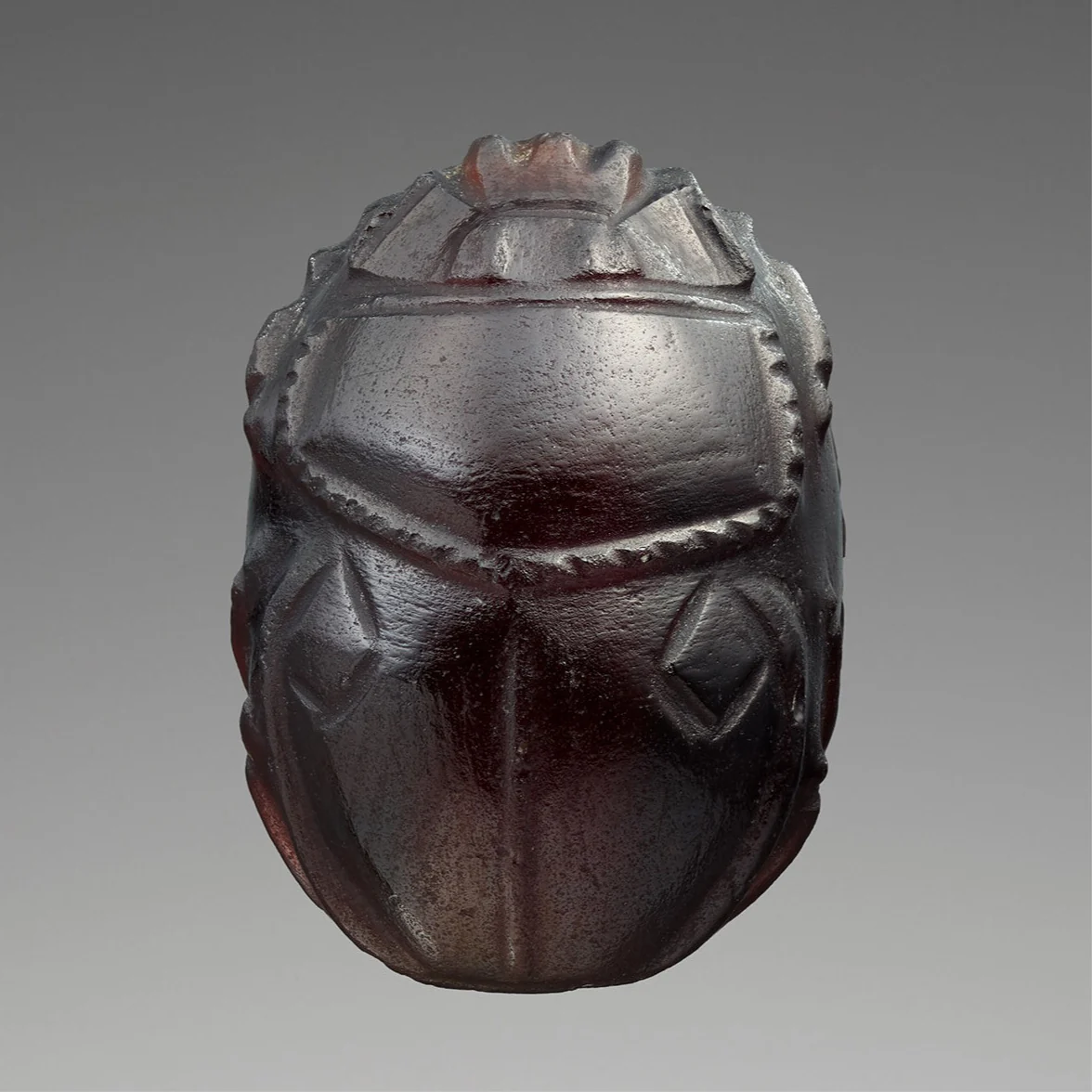 Glass Scarab Earrings - Image 4