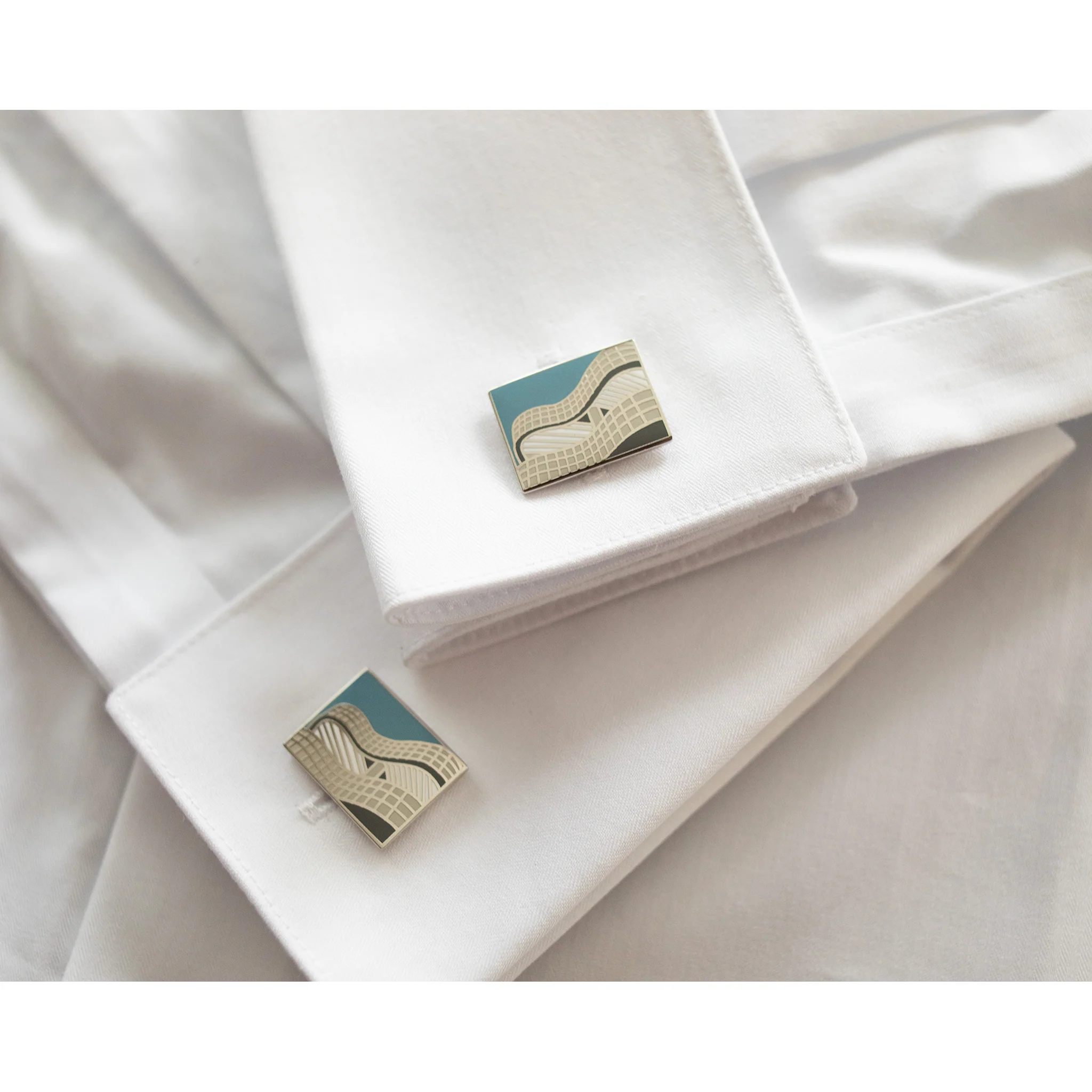 Getty Curve Cuff Links - Image 5