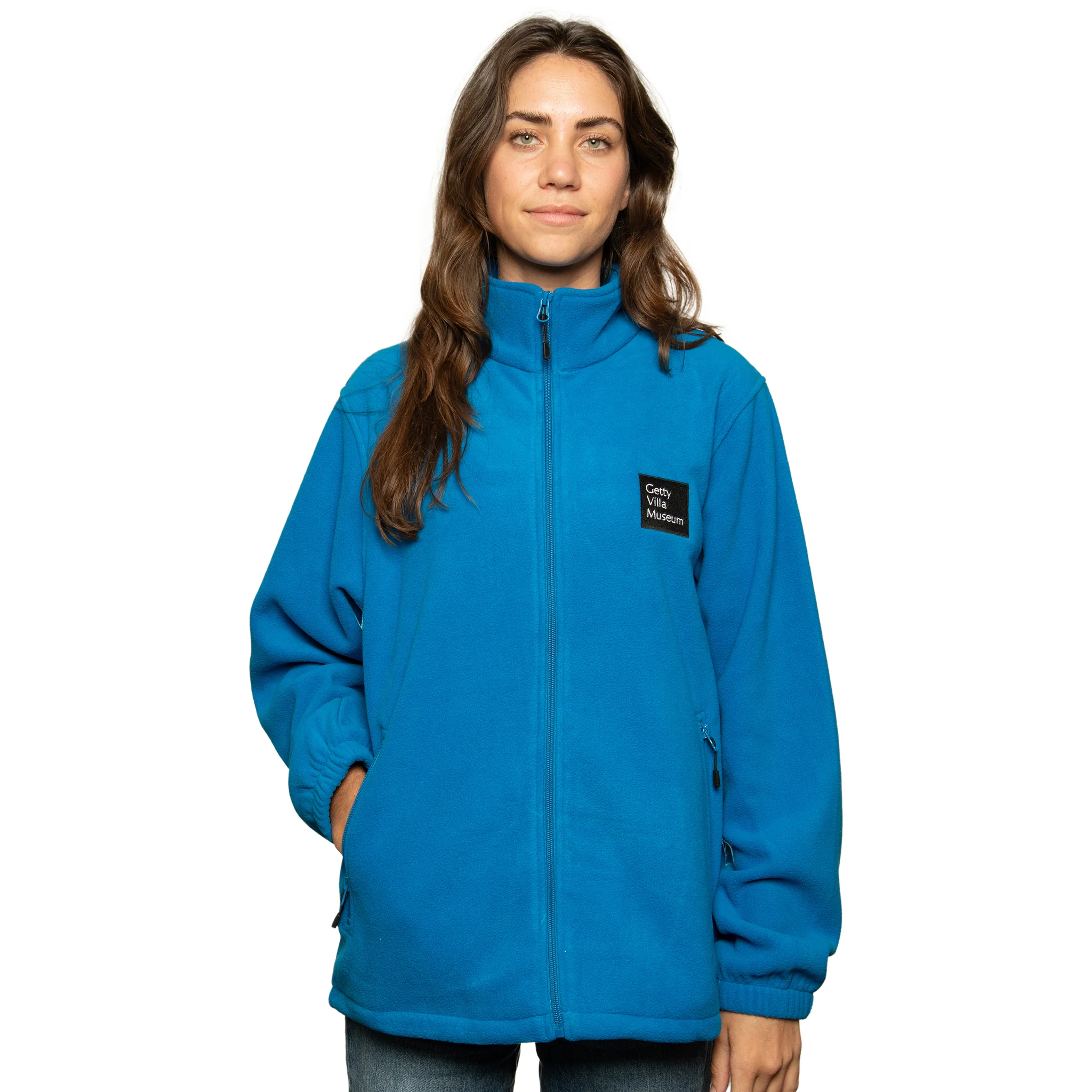 Getty Villa Museum Logo Fleece Jacket - Image 3