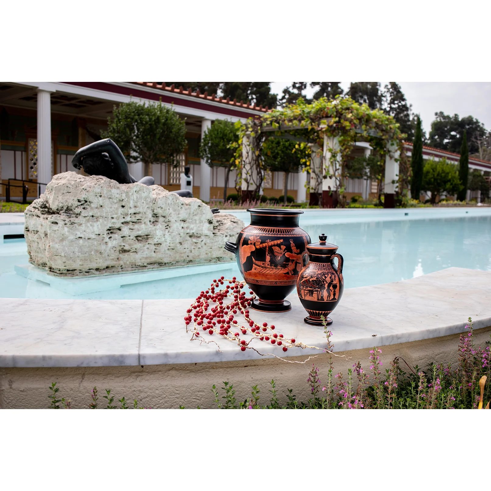 Greek Belly Amphora Vase - Herakles - Image 3