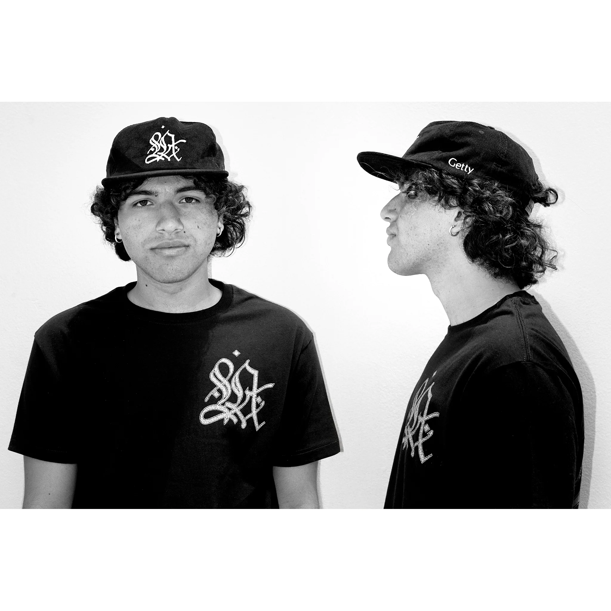 L.A. Graffiti Black Book Corduroy Cap - Image 5