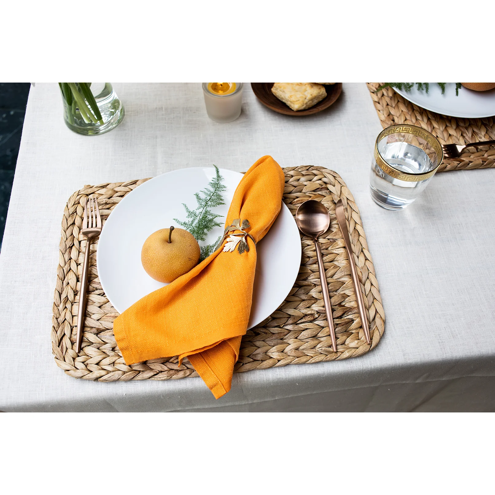 Napkin Rings Herbs - Set of Four - Image 3