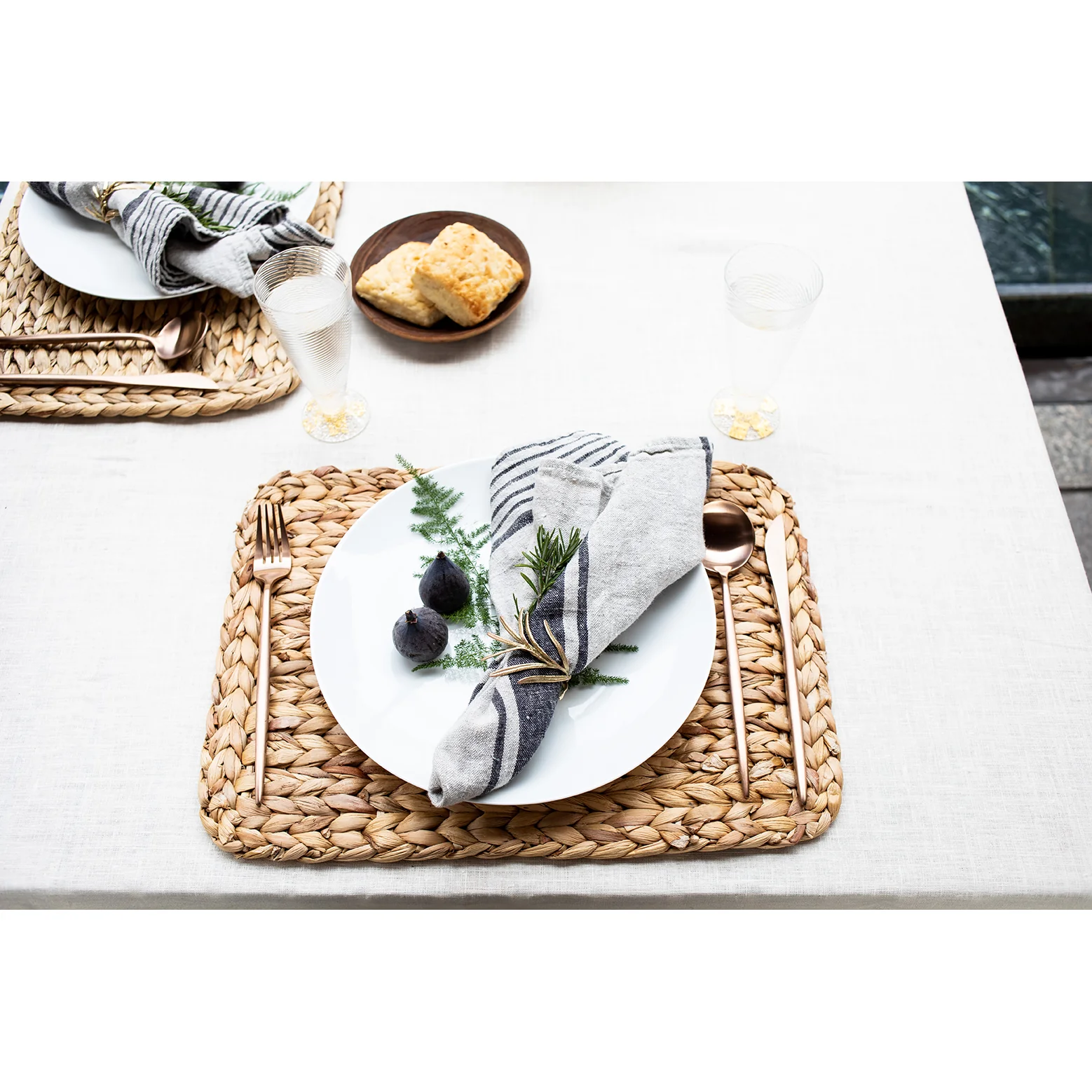 Napkin Rings Rosemary - Set of Four - Image 3