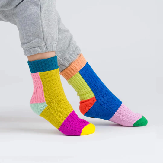 Rainbow Mismatch House Socks - Image 6