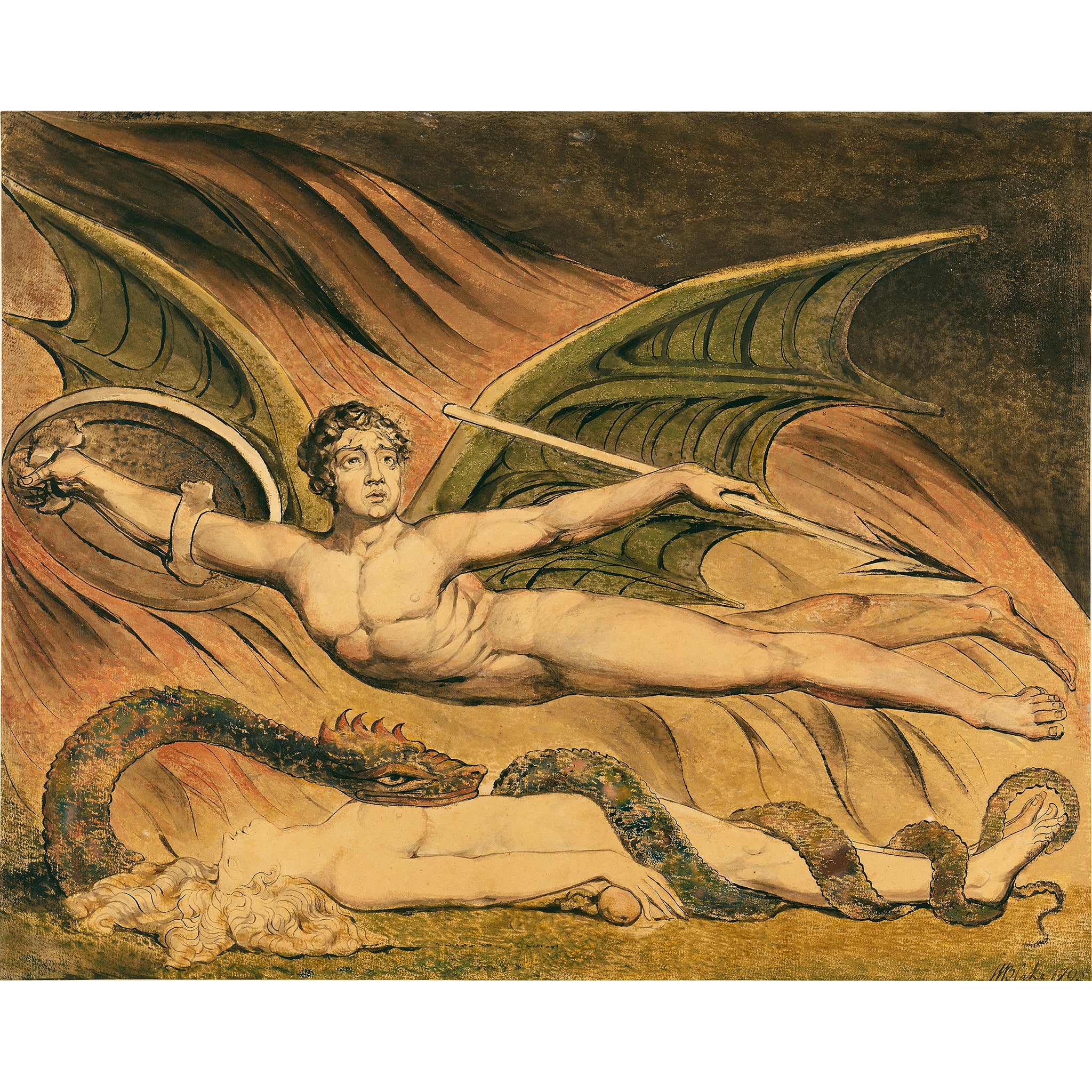 Upcycled Bucket Hat - William Blake - Image 5